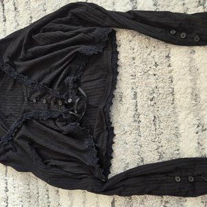 Free People Cropped Long Sleeve Size S